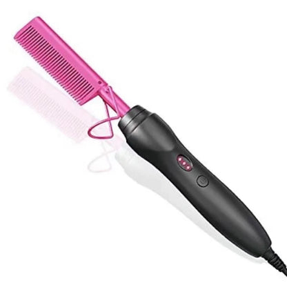 Straight Hair Curly Hair Household Wet And Dry Dual-Use Straight Hair Comb Multifunctional Electric Heating Comb Curling Hair Wand